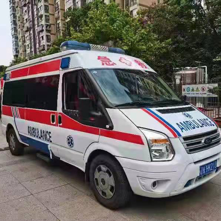远安长途救护车护送病人返乡